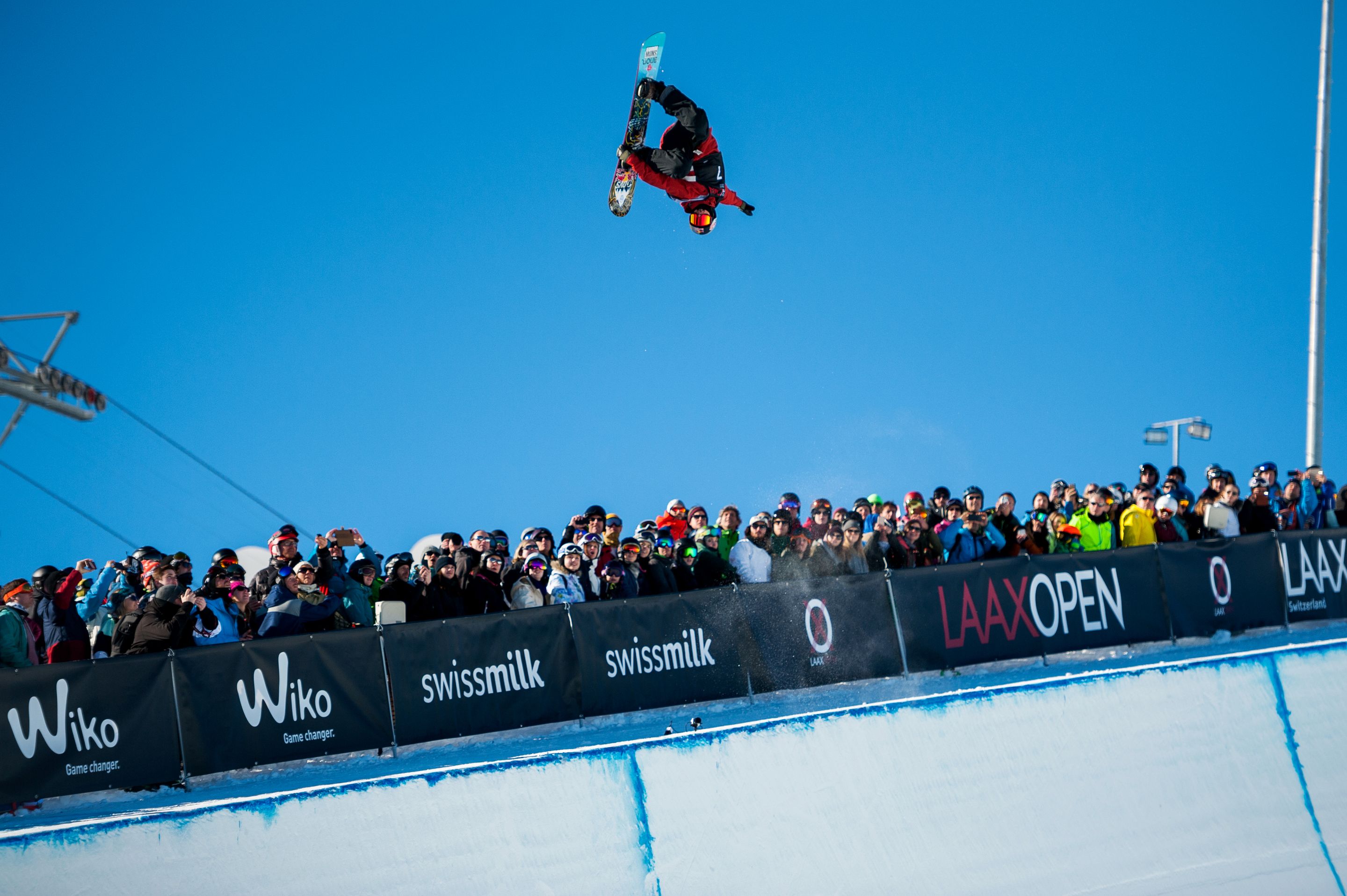 FIS Snowboard World Cup - Laax SUI - Halfpipe - FERGUSON Ben USA © Miha Matavz/FIS