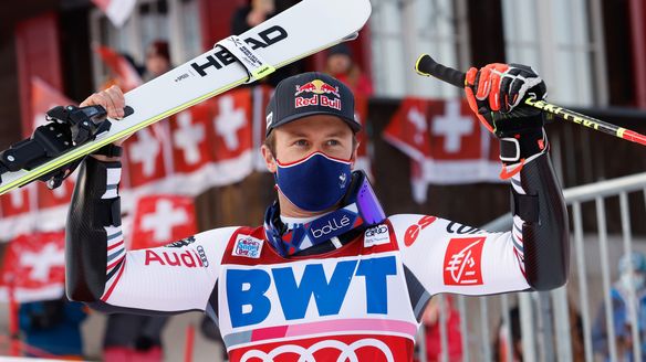 Déjà vu Day in Adelboden Giant Slalom