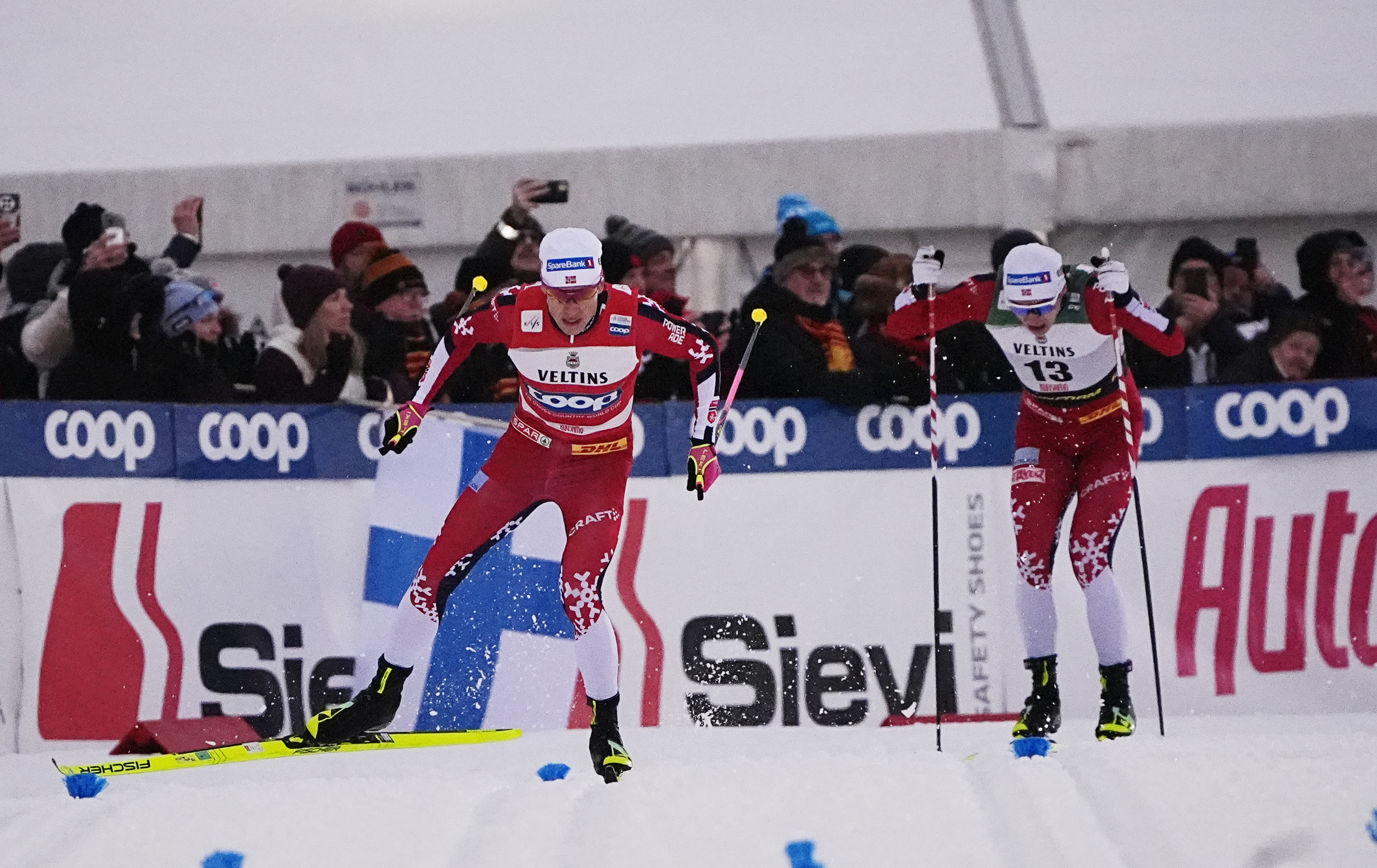 Klaebo cruises Ruka sprint to make it 99 World Cup victories