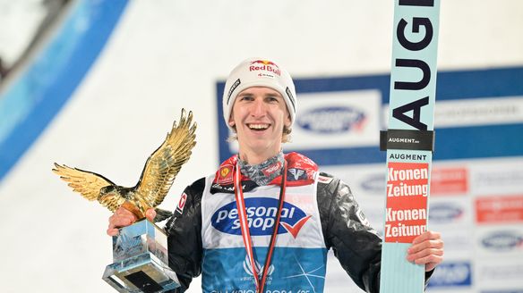 Tschofenig ends 10-year-wait for Austrian Four Hills winner