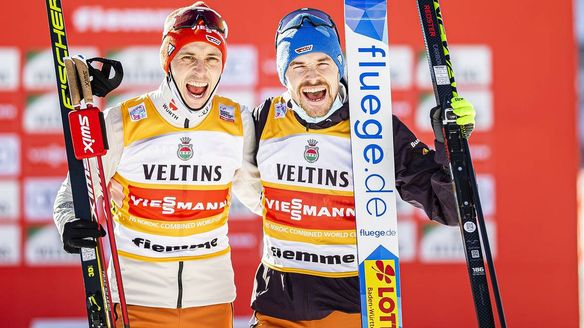 Frenzel/Rießle snatch Fiemme Team Sprint sprint win