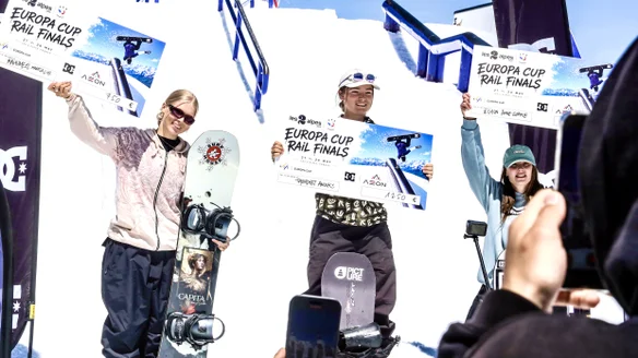 Rail Event finals bring 2025/26 Park & Pipe season to a close in Les Deux Alpes