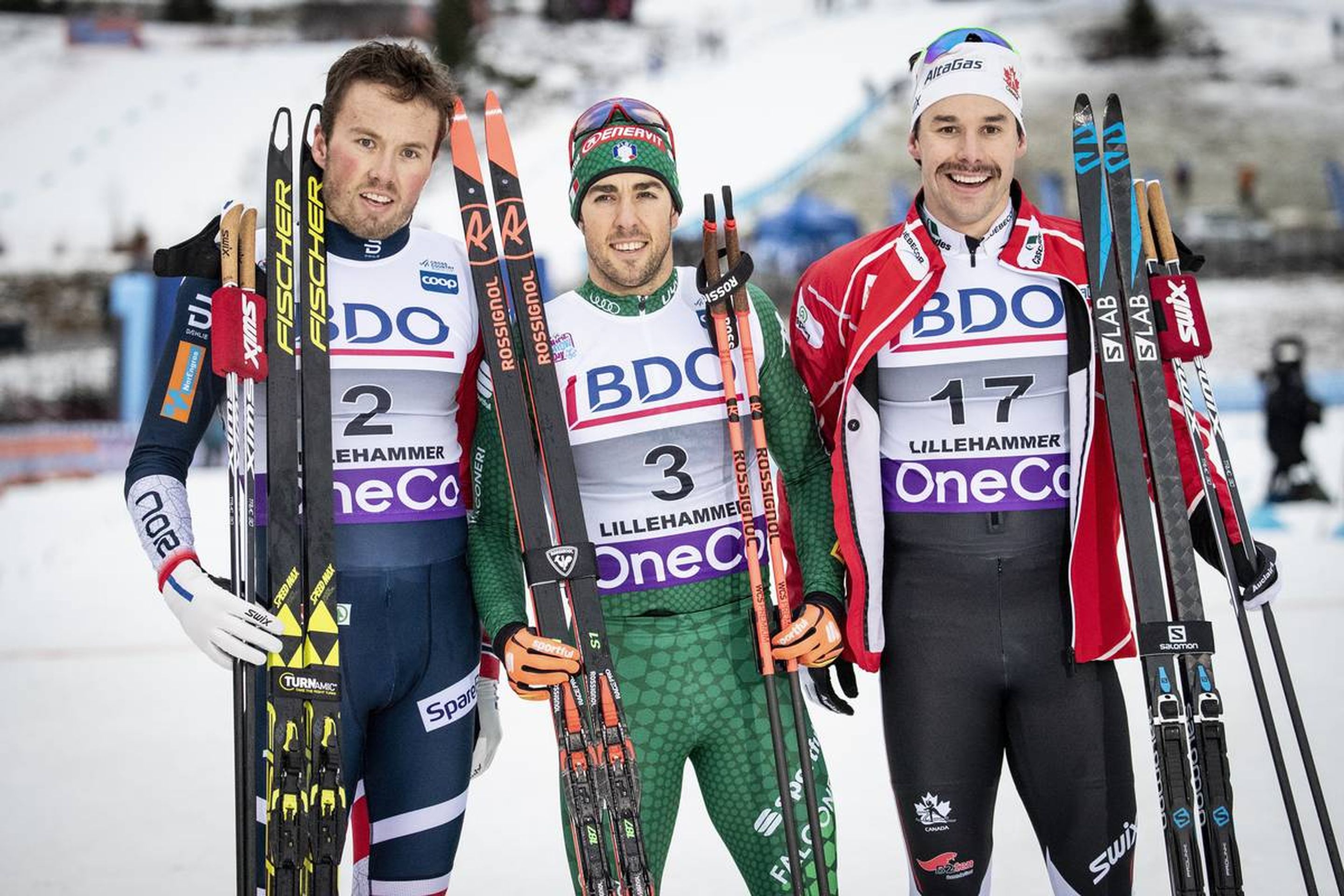 A strong performance by the men's podium finishers