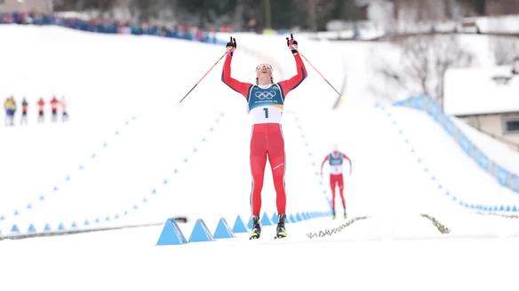 Greatest of all time Klaebo wins sixth Olympic gold at Milano Cortina