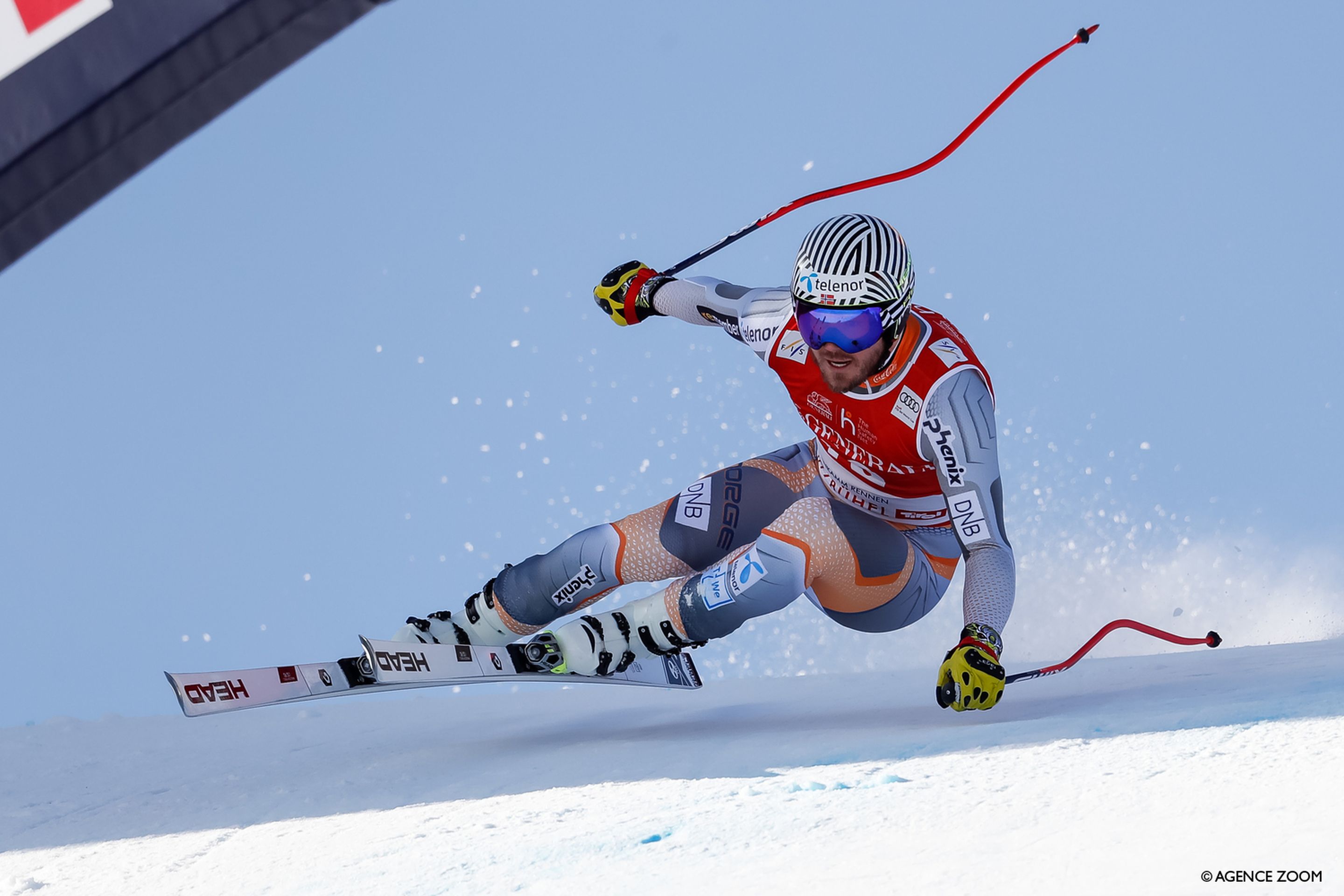 KITZBUEHEL, AUSTRIA - JANUARY 24 : Kjetil Jansrud of Norway competes during the Audi FIS Alpine Ski World Cup Men's Super G on January 24, 2020 in Kitzbuehel Austria. (Photo by Alexis Boichard/Agence Zoom)