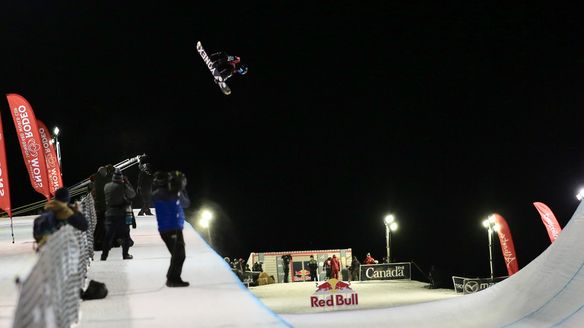 Surreal, thrilling end to halfpipe World Cup season