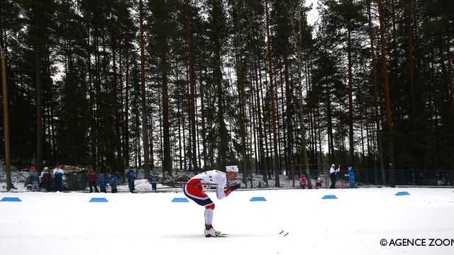 LAHTI, FINLAND - FEBRUARY 28: Marit Bjoergen of Norway wins the gold medal during the FIS Nordic World Ski Championships Women's Cross Country Distance on February 28, 2017 in Lahti, Finland. (Photo by Giovanni Auletta/Agence Zoom)