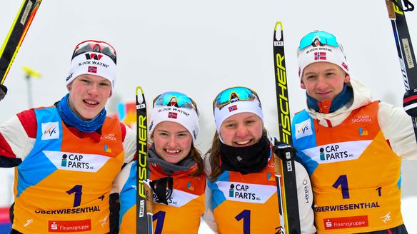 Team Norway are the first Mixed Team Junior World Champions