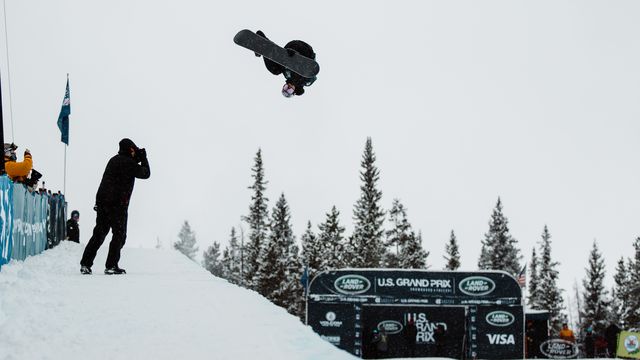 Scotty James boosts in Copper Mountain © US Ski and Snowboard