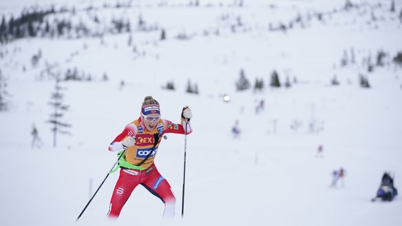 Scenic 34km Meråker stage wins go to Johaug and Bolshunov