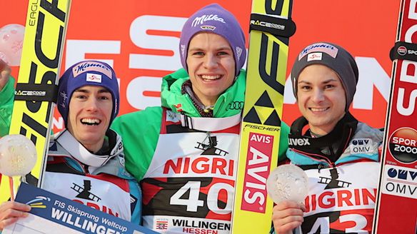 Andreas Wellinger takes the home win in Willingen