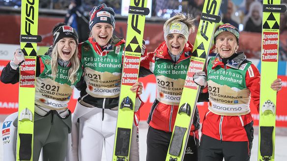 Gold for the Austrian women's team