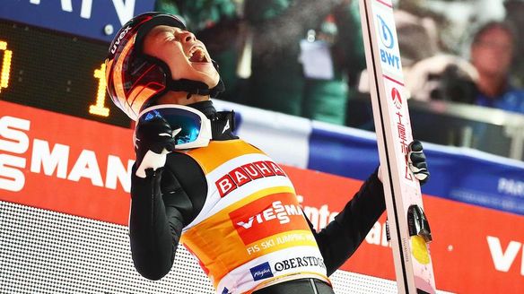 Ryoyu Kobayashi wins on 2nd day of Ski Flying