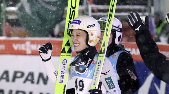 Maruyama conquers conditions to win home hill World Cup