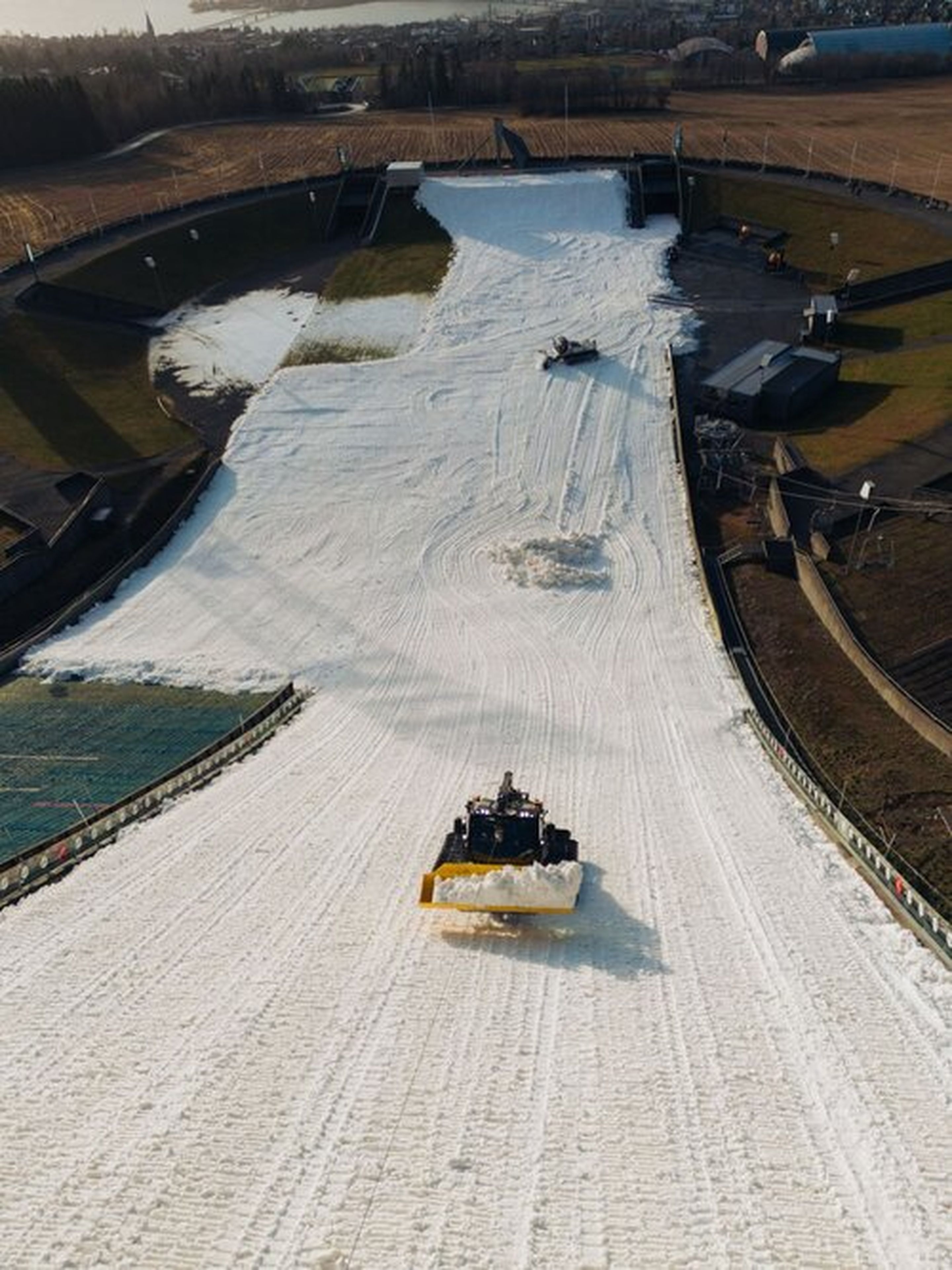 The hill is prepared in Lillehammer (NOR)