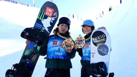 Japanese snowboarders dominate Copper halfpipe with five out of six podium spots