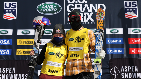 Ledeux and Stevenson claim Aspen World Cup slopestyle wins