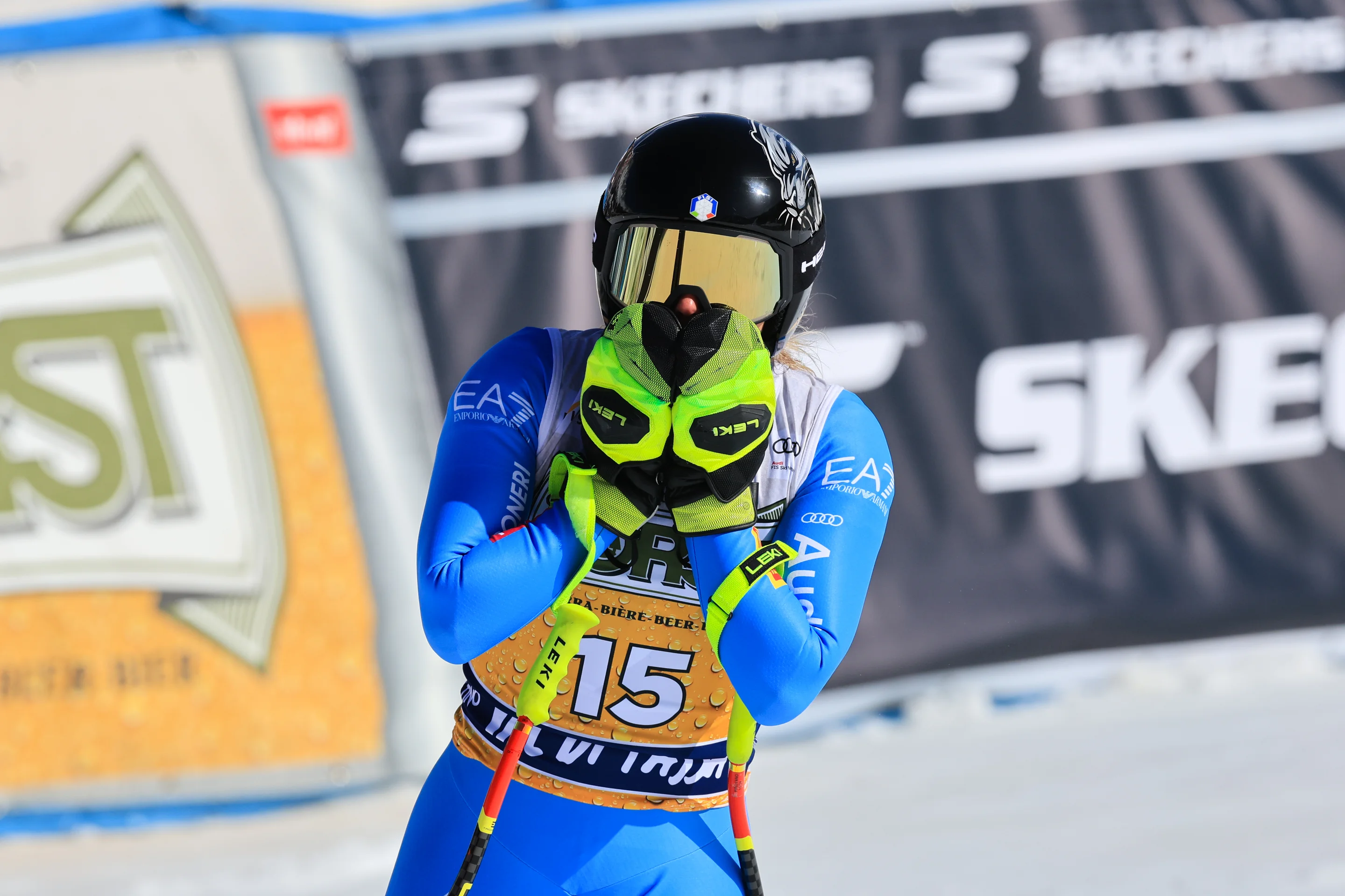 Laura Pirovano (ITA/Head) could barely belive her late-season run of success that included three Downhill wins and the Crystal Globe. ©FIS/ActionPress/Pierre Teyssot
