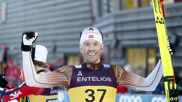 Klaebo wins but Iversen's day with first podium in five years