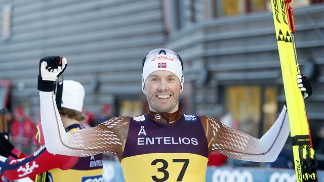 Emil Iversen (NOR) claims his first World Cup podium since January 2021. @ FIS/ActionPress/Marius Gulliksrud