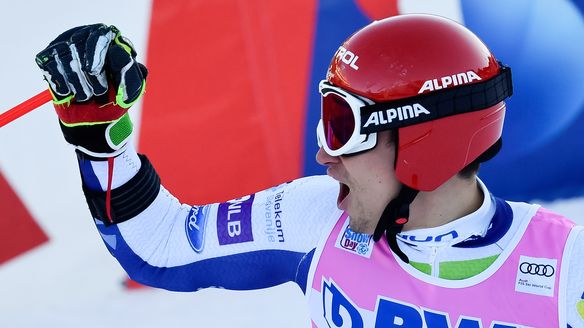 Kranjec claims Adelboden GS and red bib