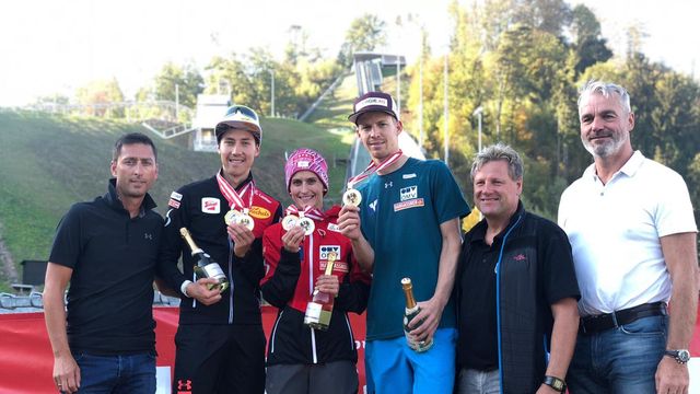 Mario Seidl won two gold medals at the Austrian summer nationals 2018