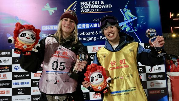 Brookes and Ogiwara make their mark on snowboard big air in Beijing