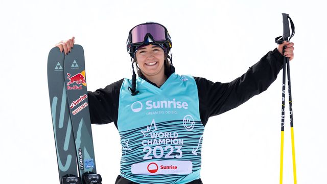 Swiss skier Mathilde Gremaud retained her World Champion title in front of a home crowd in Engadin. Photo: @fisparkandpipe