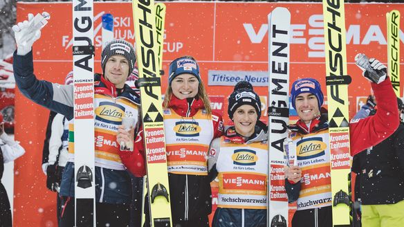Austria wins first mixed competition this season