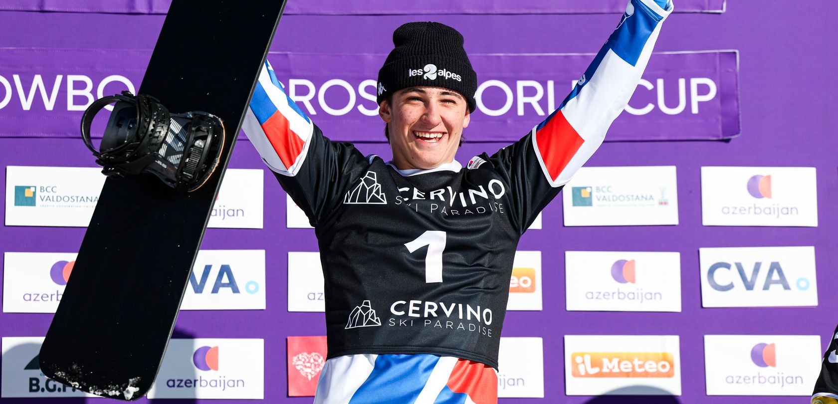 FIS | French joy in Cervinia as Jonas Chollet claims debut Snowboard Cross  World Cup win