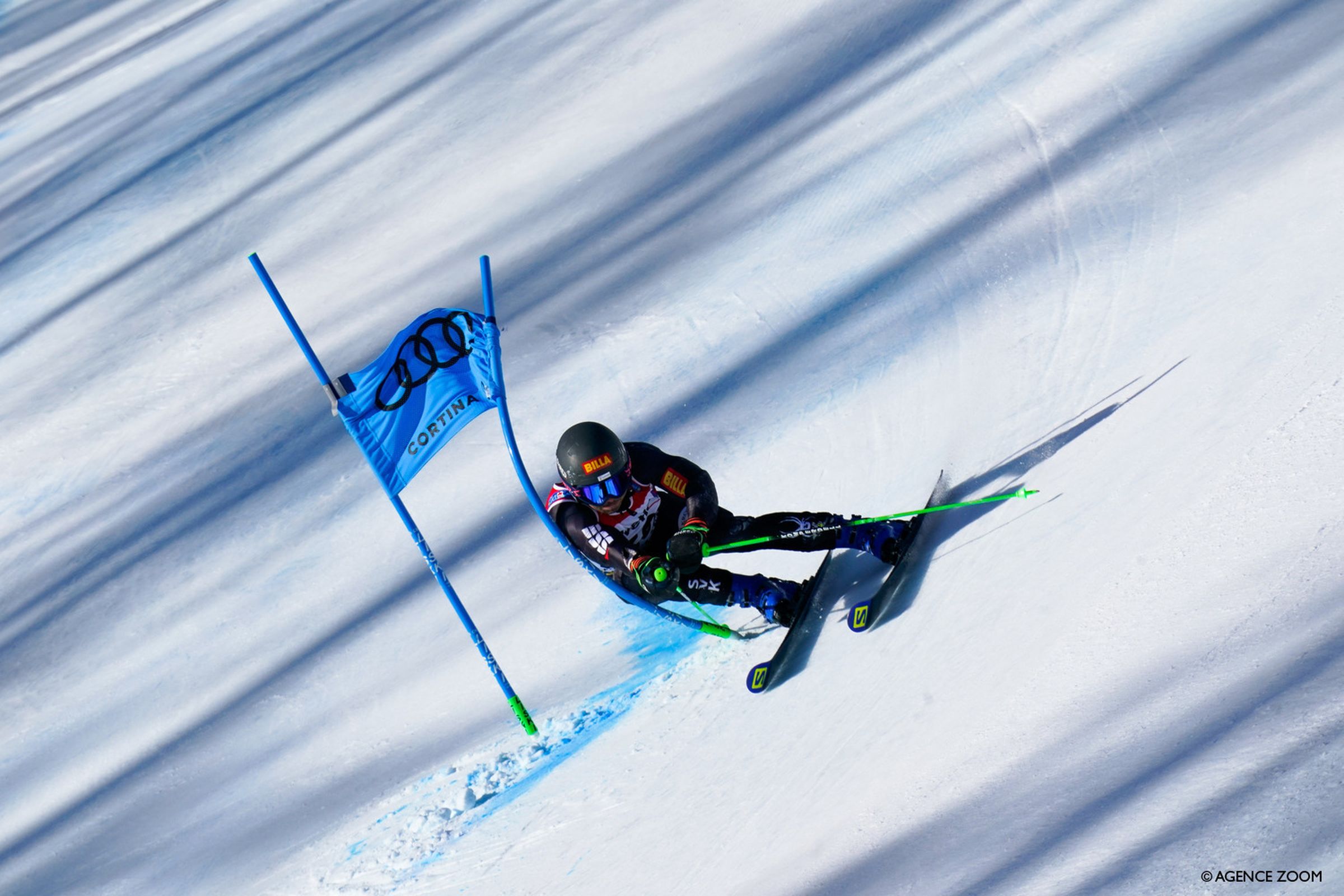 CORTINA D'AMPEZZO, ITALY - FEBRUARY 19 : Andreas Zampa of Slovakia in action during the FIS Alpine Ski World Championships Men's Giant Slalom on February 19, 2021 in Cortina d'Ampezzo Italy. (Photo by Francis Bompard/Agence Zoom)