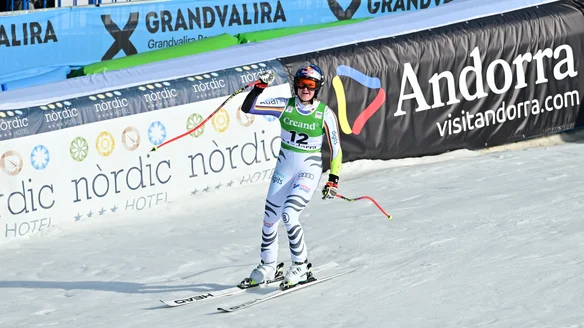 Aicher wins Soldeu Super G to join the Crystal Globe chase