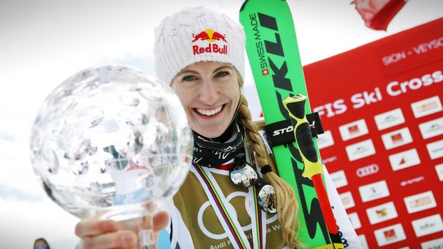 Fanny Smith (SUI) won six Audi FIS Ski Cross World Cup competitions in the 2018/19 campaign to clinch her career's second crystal globe