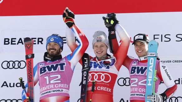 Odermatt dominates tricky Beaver Creek super-G course for first World Cup win of season