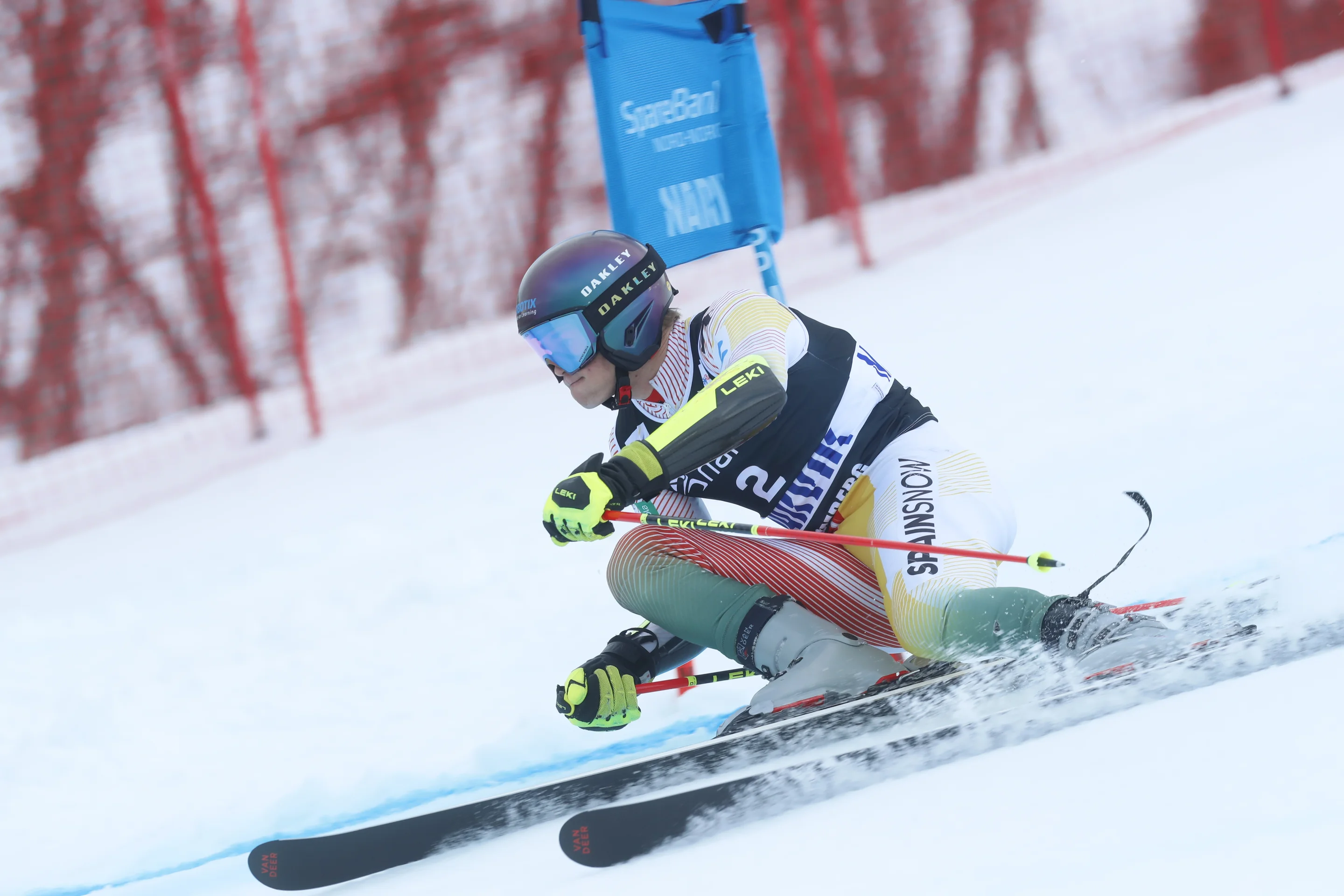 Spain's Aleix Aubert Serracanta executed a fine run to earn the bronze medal. Photo: FIS/ActionPress.