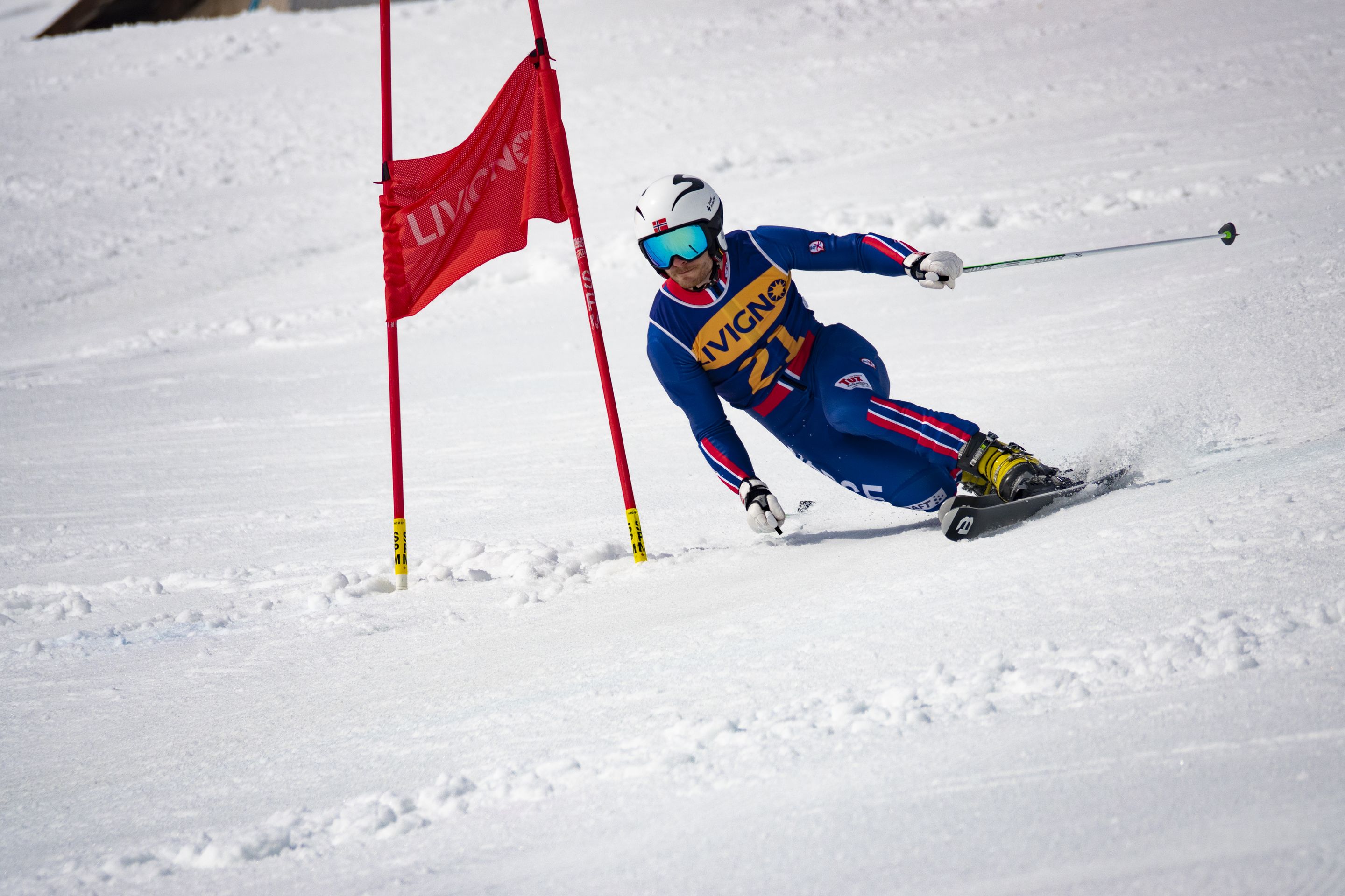 Trym Nygaard Loeken (NOR) in action in Livigno