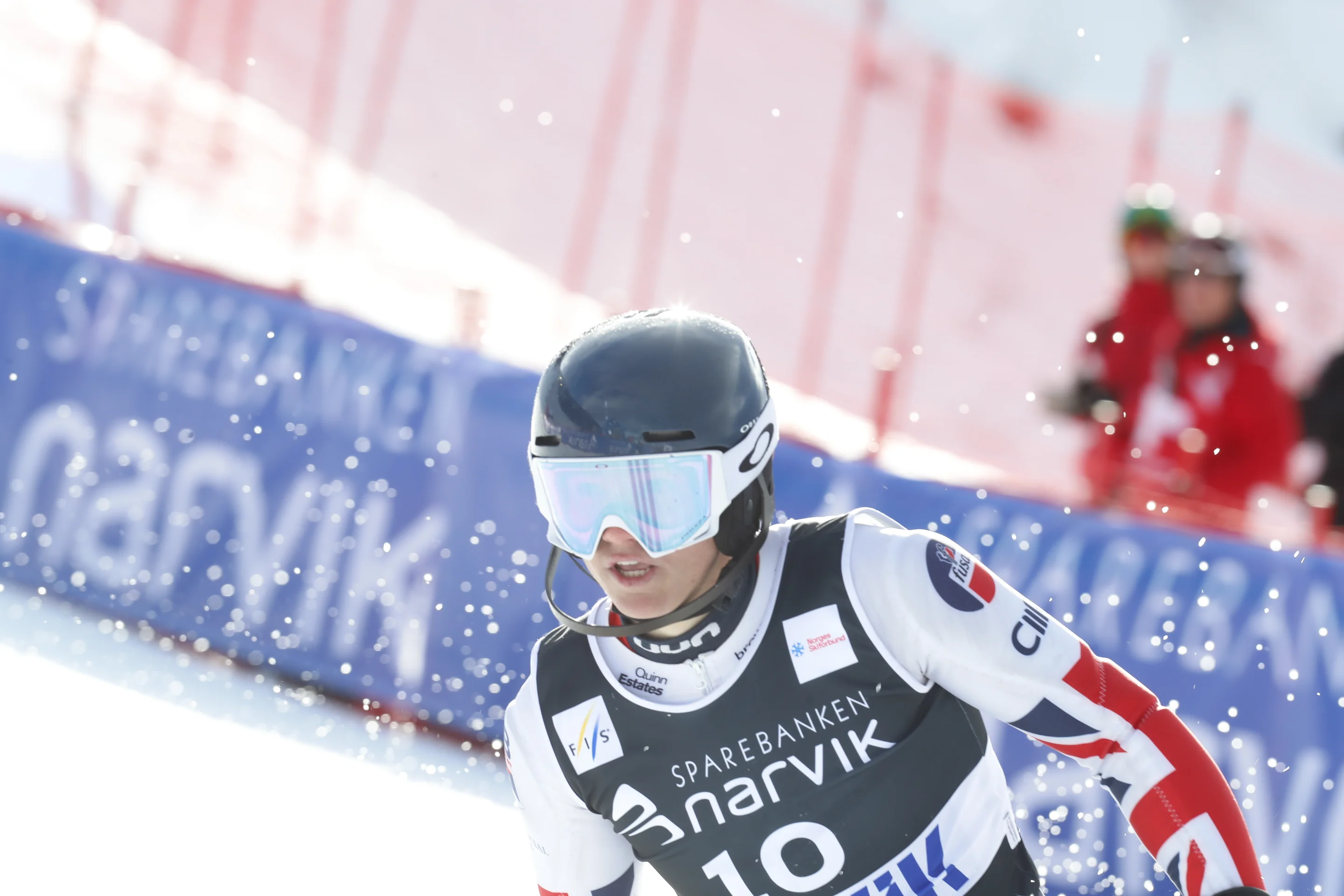 Freddy Carrick-Smith (GBR) experienced a day of mixed emotions en route to claiming the silver medal. Photo credit: FIS/ActionPress