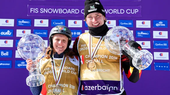 Bankes and Ulbricht take Snowboard Cross Crystal Globes in thrilling Bataille Royale