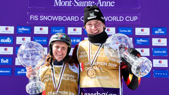 Bankes and Ulbricht take Snowboard Cross Crystal Globes in thrilling Bataille Royale