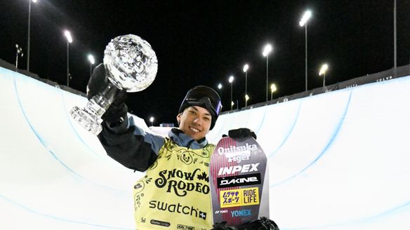 Halfpipe Crystal Globe for Mastro and Hirano as Tomita wins maiden World Cup