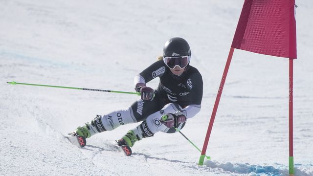 Alice Robinson in the opening GS of Winter Games NZ © Winter Games NZ