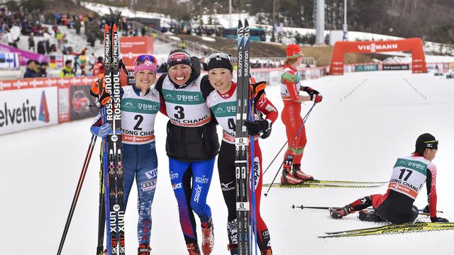 FIS world cup cross-country, skiathlon women, Pyeong Chang (KOR)