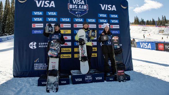 Fukada and Kleveland claim Copper big air wins