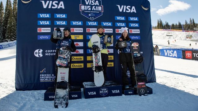 Hailey Langland (USA), Mari Fukada (JPN), Miyabi Onitsuka (JPN) © U.S. Ski & Snowboard Team