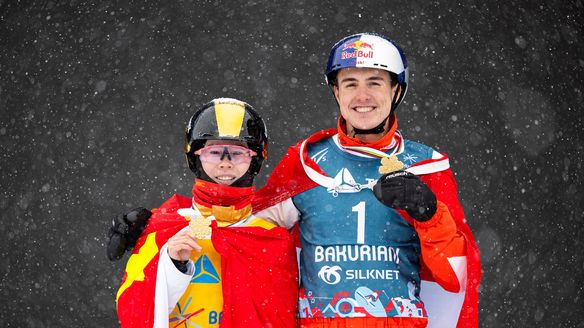 Kong and Roth crowned aerials World Champions in snowy Bakuriani