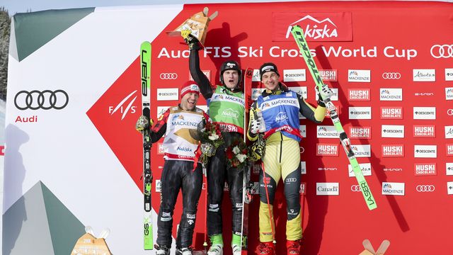 ©GEPA: Reece Howden with his first win ahead of Kevin Drury and Daniel Bohnacker