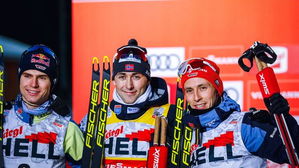 Riiber catches Frenzel with 43rd World Cup victory