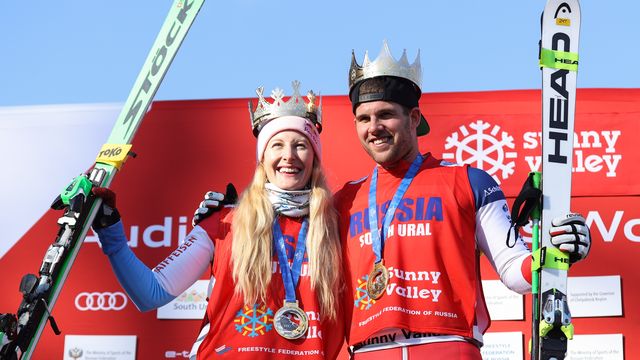 ©GEPA: Fanny Smith (SUI) and Marc Bischofberger (SUI) take the crowns