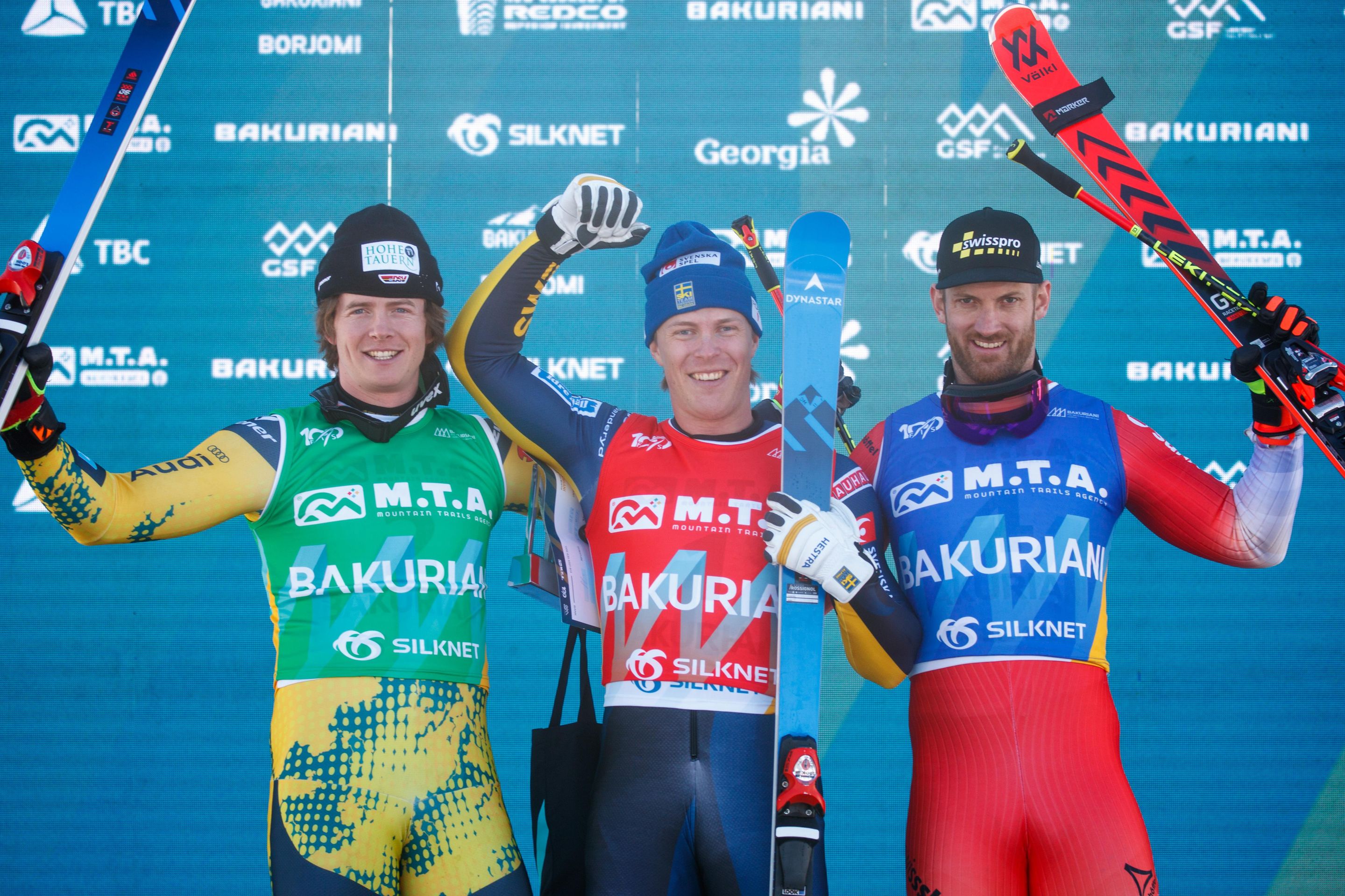 David Mobaerg (SWE) tops the podium. Photo: Matic Klansek