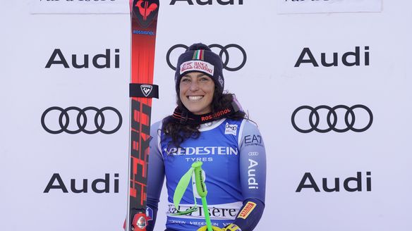 'It's a dream right now': Brignone on top again in Val d'Isère super-G